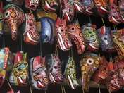 Mascaras de Madera, Tallado único co de Chichicastenango